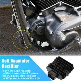 21066-0010 Automall Tech 766549877519 Pack Of 1 Voltage Regulator Rectifier For Kawasaki Mule 2005-2016 #3