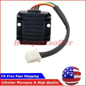 Bestpartsoffer 633042297178 Voltage Regulator Rectifier Fits Gy6 50cc 125cc 150cc Honda Cg125 12v 5 Wire New Bestpartsoffer 633042297178 Voltage Regulator Rectifier Fits Gy6 50cc 125cc 150cc Honda Cg125 12v 5 Wire New