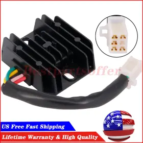 Bestpartsoffer 633042297185 5-wire Voltage Regulator Rectifier For Honda Cg125 Gy6 50cc 125cc 150cc Scooter Bestpartsoffer 633042297185 5-wire Voltage Regulator Rectifier For Honda Cg125 Gy6 50cc 125cc 150cc Scooter