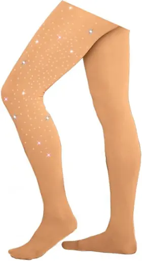 Tf8830 Brand Chloenoel Womens Fba 10-12 Light Tan With Crystals