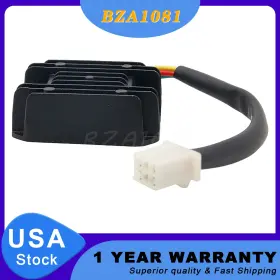 Bza1081 617592526797 Voltage Regulator Rectifier 12v 5 Wire Fits Gy6 50cc 125cc 150cc Honda Cg125 Atv