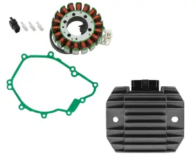 Caltric St113 Gt107 Stator Gasket And Regulator Rectifier For Yamaha Yzf-r6 1999-2002