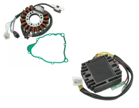 Gt106 Caltric St221 Complete Stator Gasket And Regulator Rectifier Kit For Yamaha Timberwolf 250