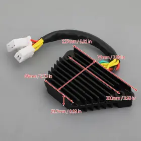 Rrv-a192 Darupsun Voltage Regulator Rectifier For Honda Vt700c Vt500 C/f Shadow Nv400 Cbx400 83 #2 Rrv-a192 Darupsun Voltage Regulator Rectifier For Honda Vt700c Vt500 C/f Shadow Nv400 Cbx400 83 #2