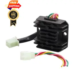 Dickno Dickno-709vr 12v Voltage Regulator Rectifier 4 Wires 2.36 2.59 Inches