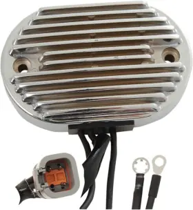 187003 Drag Specialties Ds Premium Voltage Regulator Chrome #187003 Harley Davidson