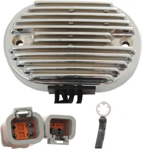 187005 Drag Specialties Ds Premium Voltage Regulator Chrome Harley Davidson Softail 2007