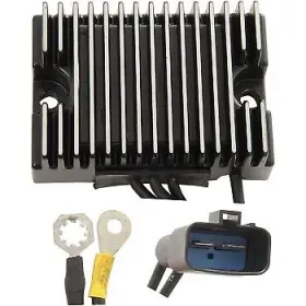 2112-0798 Drag Specialties Black Solid-state Regulator 12v For Dyna 99-03