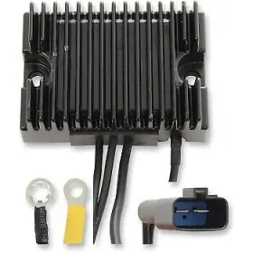 2112-0807 Drag Specialties Black Solid-state Regulator 2000 Fxst/flst Softail