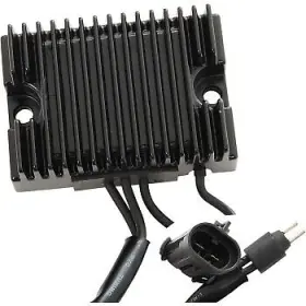 2112-0929 Drag Specialties 2112-0829 Black Solid-state Regulator For 04-06 Sportster