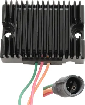2112-1054 Drag Specialties Premium Voltage Regulators Black