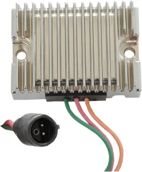2112-1055 Drag Specialties Premium Voltage Regulators Chrome