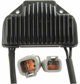 Xf-2-2112-1042 Drag Specialties 2112-1042 Black Premium Voltage Regulator For 06-07 Fxd Dyna
