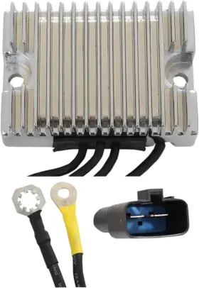 Xf-2-2112-1051 Drag Specialties 2112-1051 Chrome Premium Voltage Regulator For 99-03 Fxd Dyna