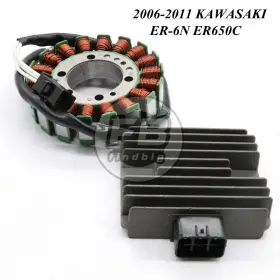 Findbig Er-6n Er650c New Stator Voltage Regulator Rectifier For 2006-2011 Kawasaki Findbig Er-6n Er650c New Stator Voltage Regulator Rectifier For 2006-2011 Kawasaki