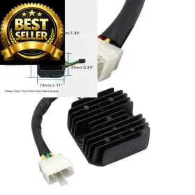 H055-008 Goofit 6 Pin Voltage Regulator Rectifier Replacement For 125cc 150cc 200cc