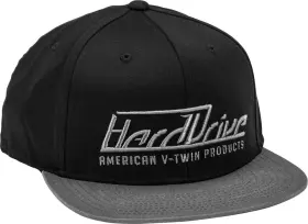 820-hatblkgry Harddrive Hat Black/grey -