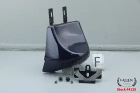 58670-02bca Harley-davidson 2002 Dyna Cvo Voltage Regulator Chin Spoiler Kit Navy Blue Pearl #4120