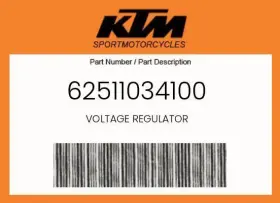 62511034100 Ktm Genuine Voltage Regulator -