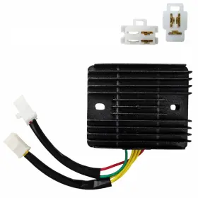 Rglt-1824 Redcap Voltage Regulator Rectifier 12v 5-wire For Gy6 And Cg 125 Engines Scooter Moped