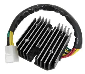 27-10311 Ricks Motorsport Electrics Voltage Regulator 12 V Aluminum Black Kawasaki Each