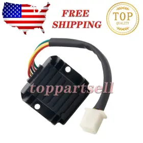Toppartsell 686558678306 Voltage Regulator Rectifier Fits For Gy6 50cc 125cc 150cc Honda Cg125 12v 5 Wire Toppartsell 686558678306 Voltage Regulator Rectifier Fits For Gy6 50cc 125cc 150cc Honda Cg125 12v 5 Wire