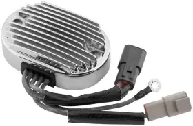 H4007c Twin Power Regulator 40a 12v Chrome #h4007c Harley Davidson