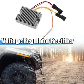 Uauto1 786527262977 Voltage Regulator Rectifier For Atv Polaris Metal Plastic Rubber 1 Pcs