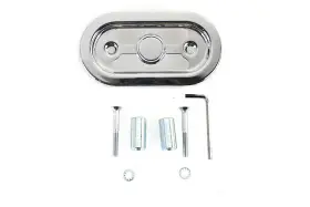 74577-97 V-twin Manufacturing 42-0685 Voltage Regulator Cover Chrome For Harley Evolution Cam 1991-2003 #74577-97