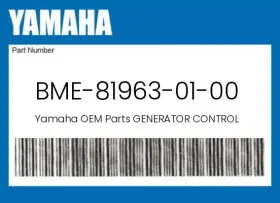 Bme-81963-01-00 Yamaha Genuine Generator Control -