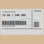 Genuine Bmw 13641340958 - Spring Bar 259R. Fixed Price $26.74.