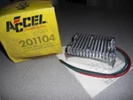Nos Accel Chrome 12V Voltage Regulator Fits: Harley Davidson 65-77 Xlh 201104. Fixed Price $99.56.
