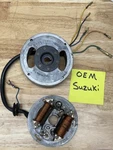 Suzuki 1973 MT50 1971 1972 TS50 Flywheel Stator 32101-26610 Rv 90 125 Ignition. Fixed Price $98.50.