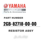 Yamaha Genuine Oem Parts Resistor Assy 2GB-82718-00-00 For WR250F. Fixed Price $52.43.