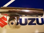 Suzuki TC125 TS185 Left Headlight Fork Cover Holder Disc. Nos 51540-28601. Fixed Price $39.99.