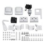 Trunk Latches Hinges Lock Kits Fit For Harley Touring 1988-2013 2012 2011 2010. Fixed Price $37.39.