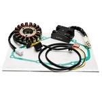 Stator+voltage Rectifier+ Gasket For Kawasaki Ninja 500/R Gpz 400 88-09,. Fixed Price $79.88.
