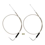 Stainless Steel Throttle And Idle Cable Set For Harley-davidson X 1996-UP 360128. Fixed Price $50.49.