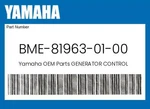 Yamaha Genuine Generator Control BME-81963-01-00. Fixed Price $308.85.