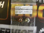 Harley Chrome Fork Drain Screw Kit 45848-03 (2B1). Fixed Price $12.50.